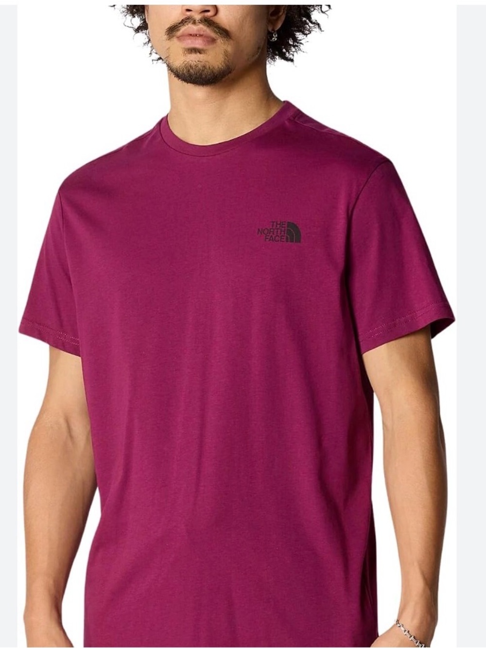 The North Face men’s crewneck pink tshirt